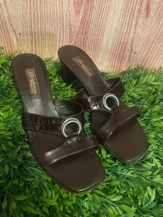 Brighton Shoes - Brighton Women’s Tahlia Brown Leather Heel Sandals